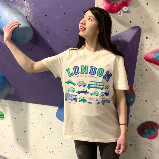 Bark Life - London dogs screen printed organic cotton T-shirt