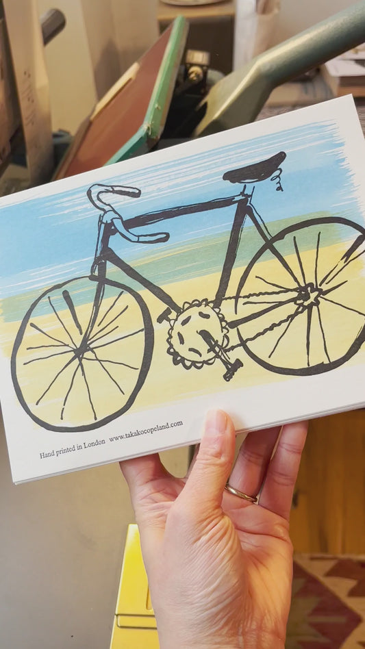 Bicycle card - ink