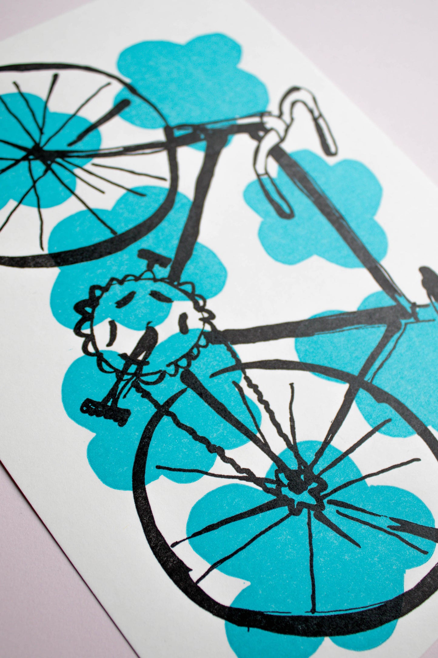 Bicycle card - blue