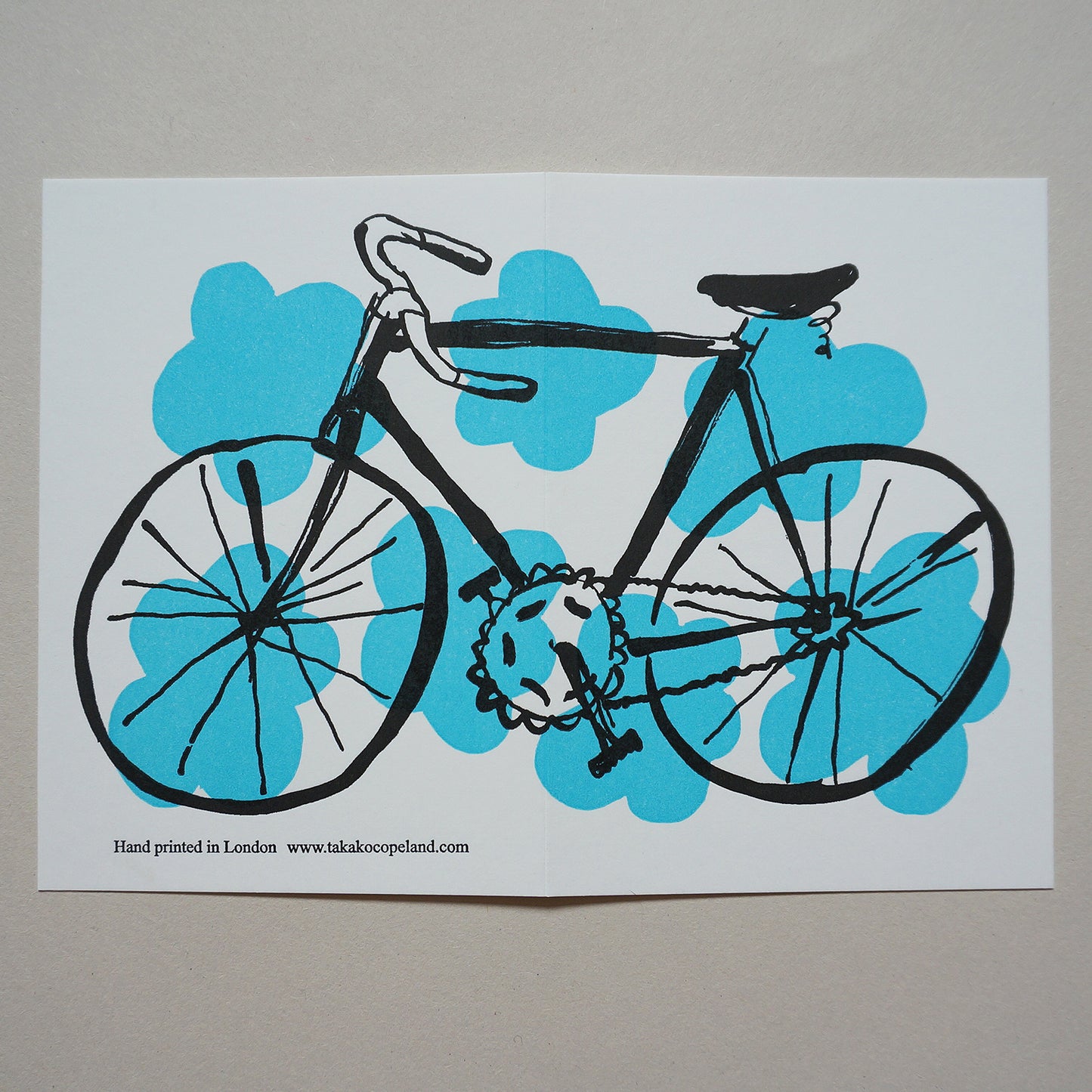 Bicycle card - blue