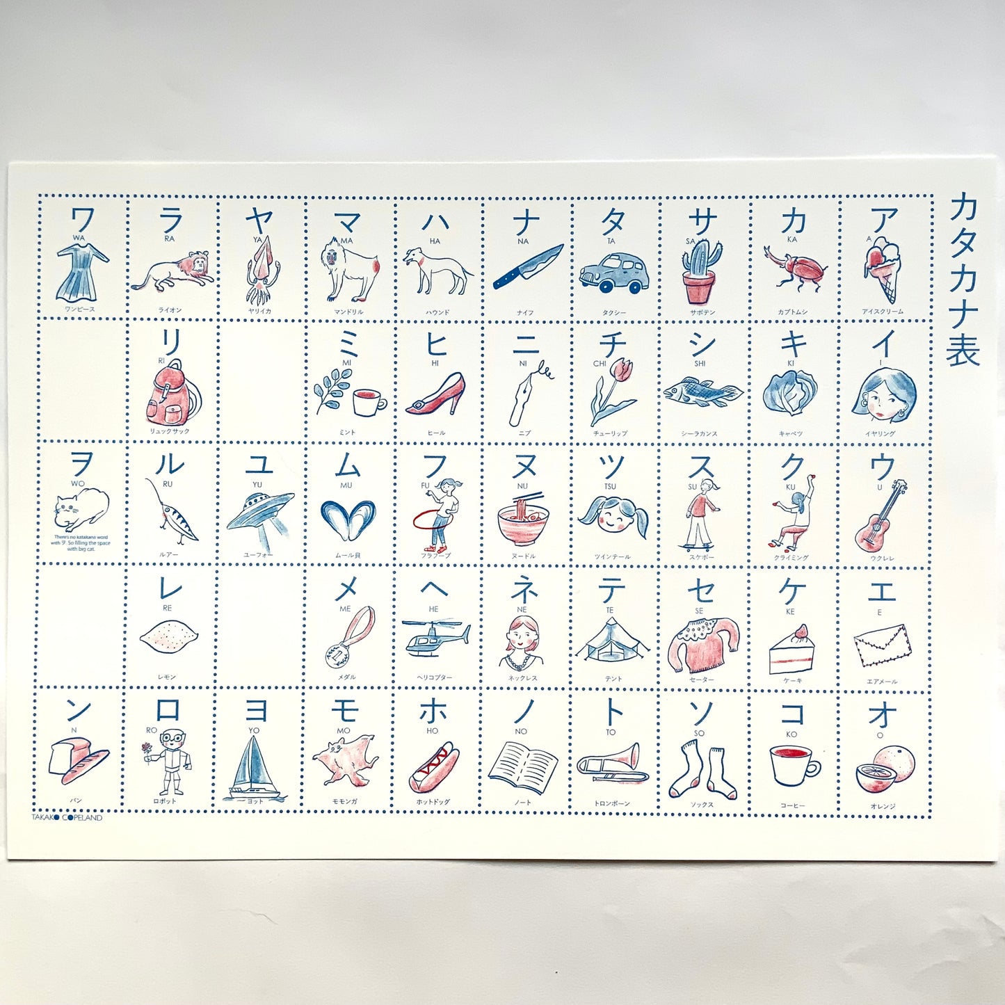 Katakana print