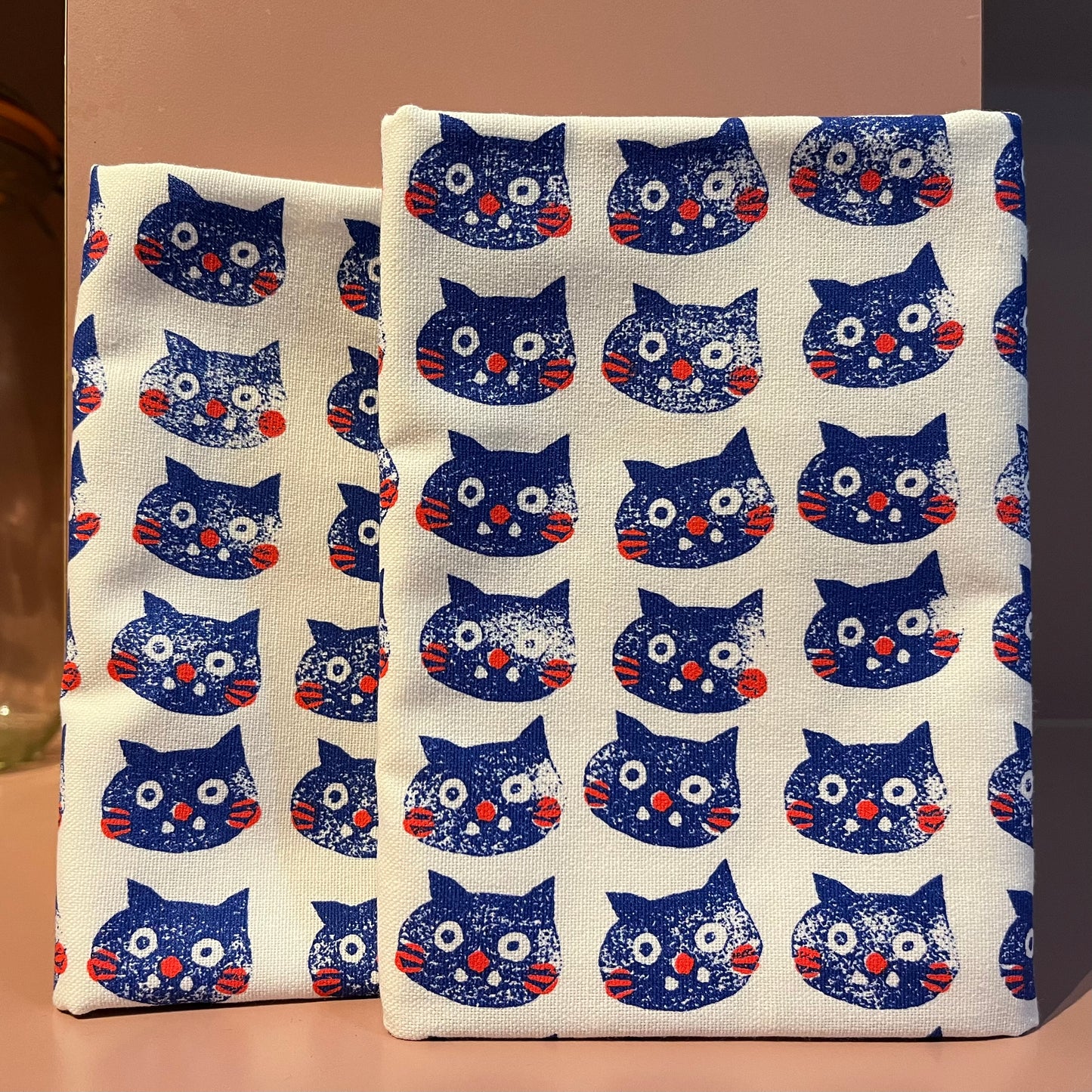Cat Pattern Tea Towel