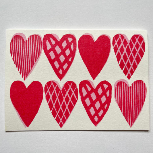 Heart Pattern Card