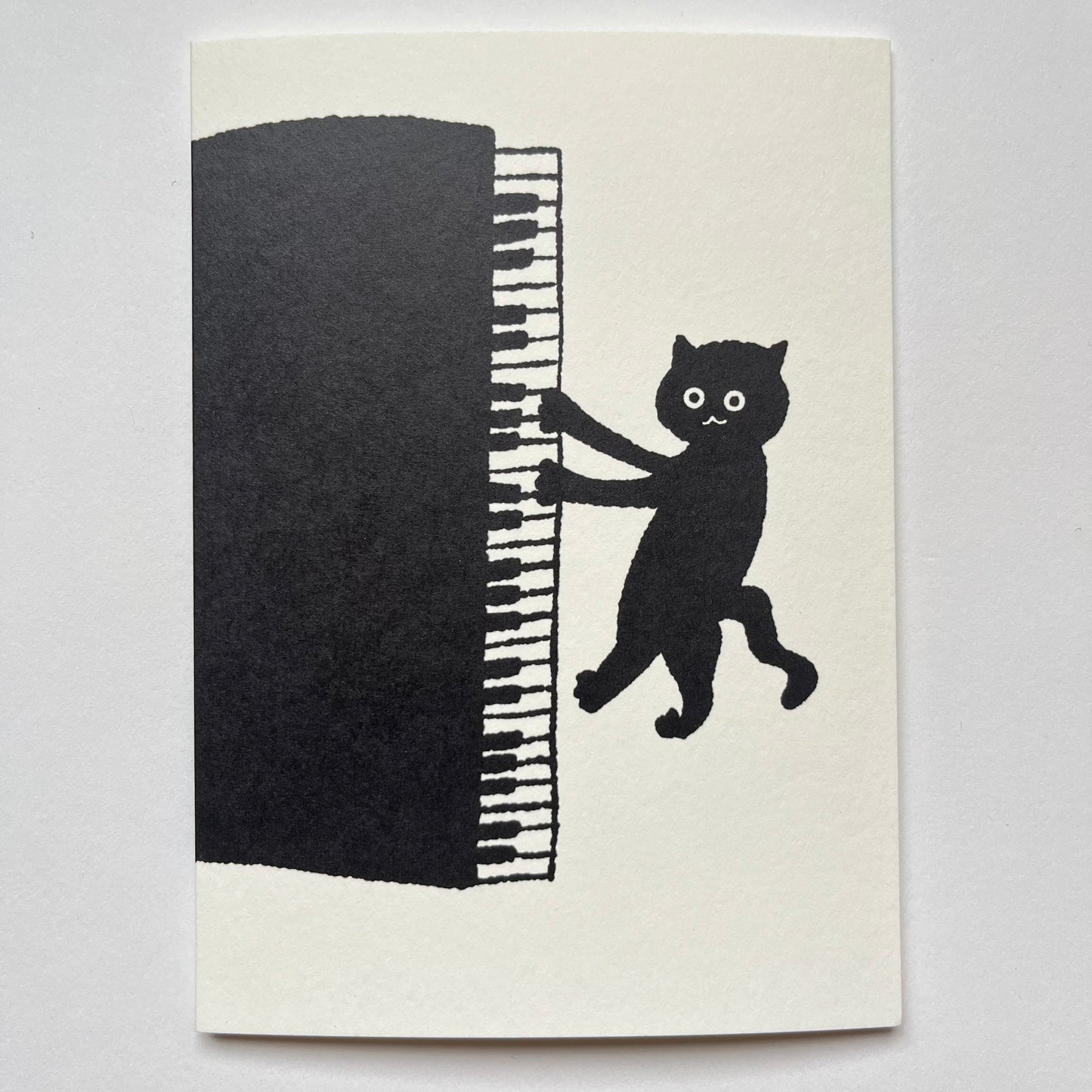 Jazz Cats Card - Piano
