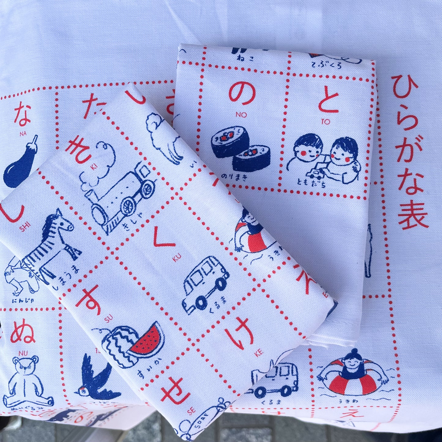Hiragana Chart Tea Towel