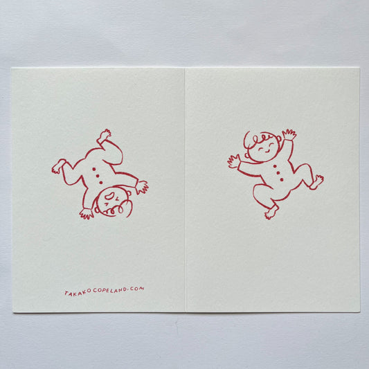 It'a a baby - double sided card