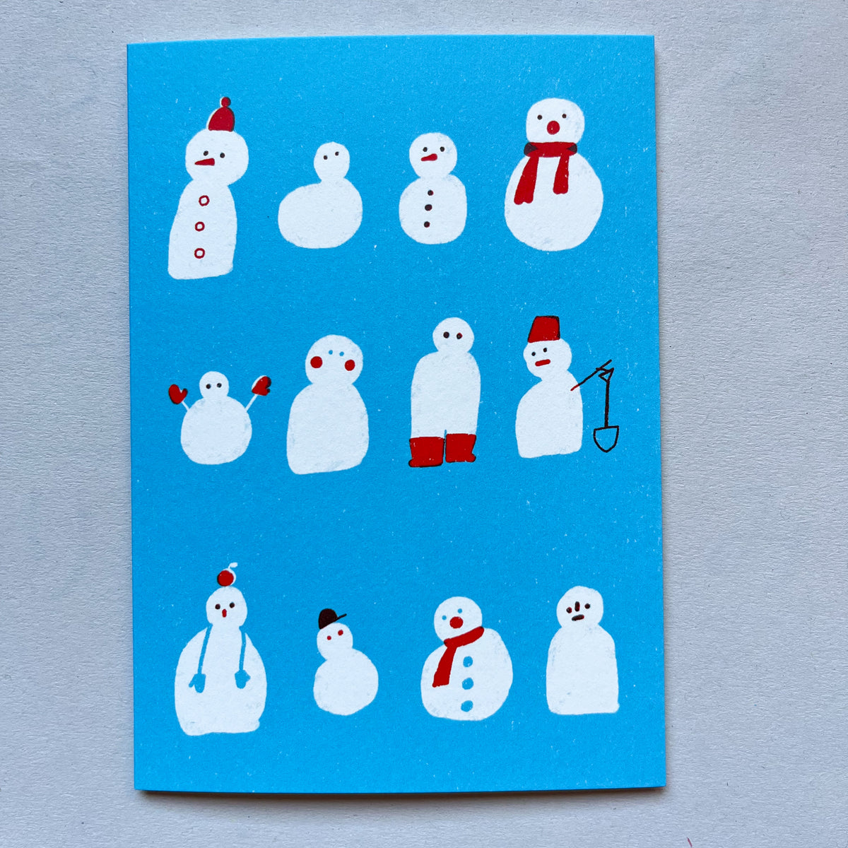 The Snowman Gathering Card