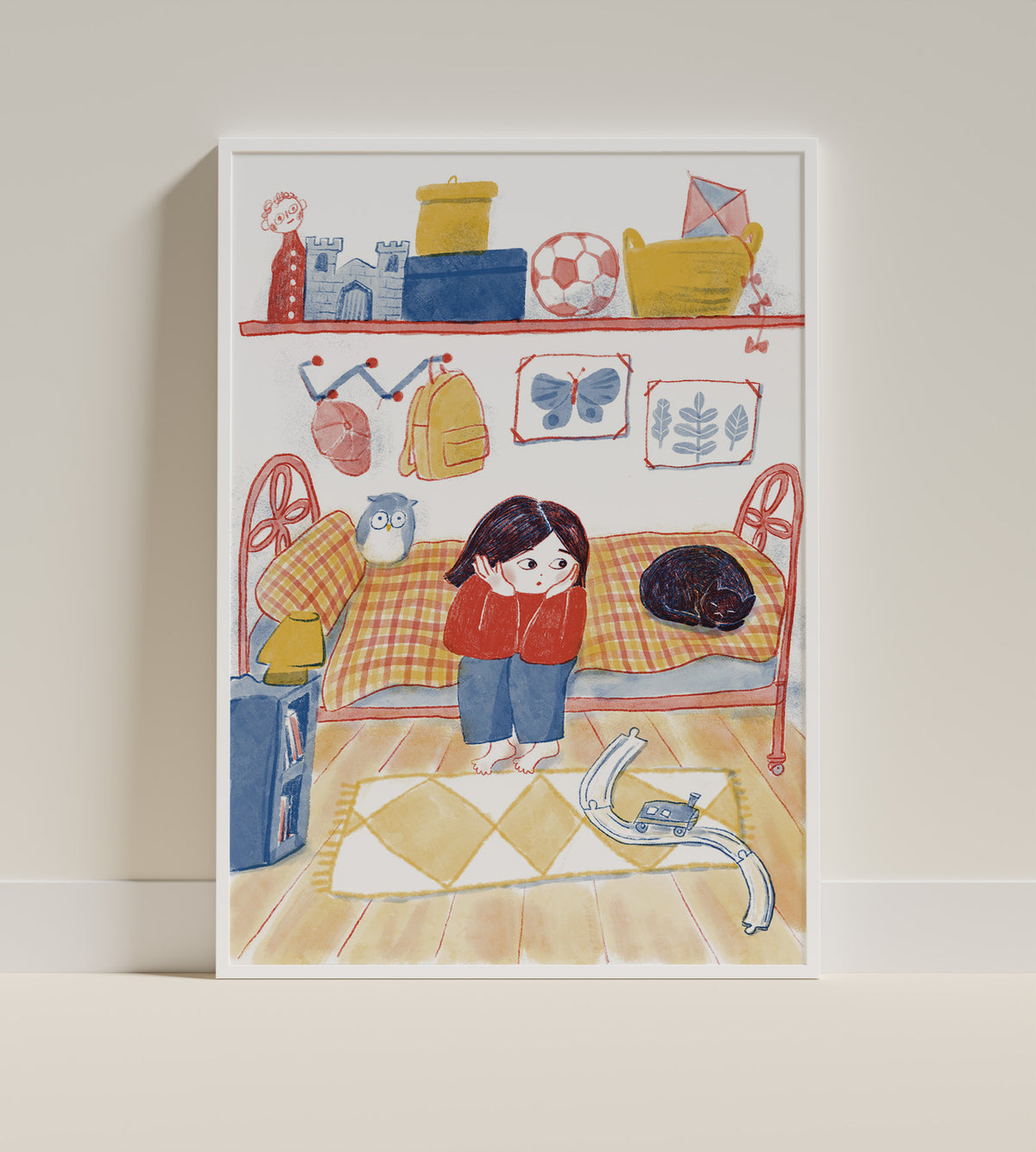 What happened to Rose? - illustrated Riso print