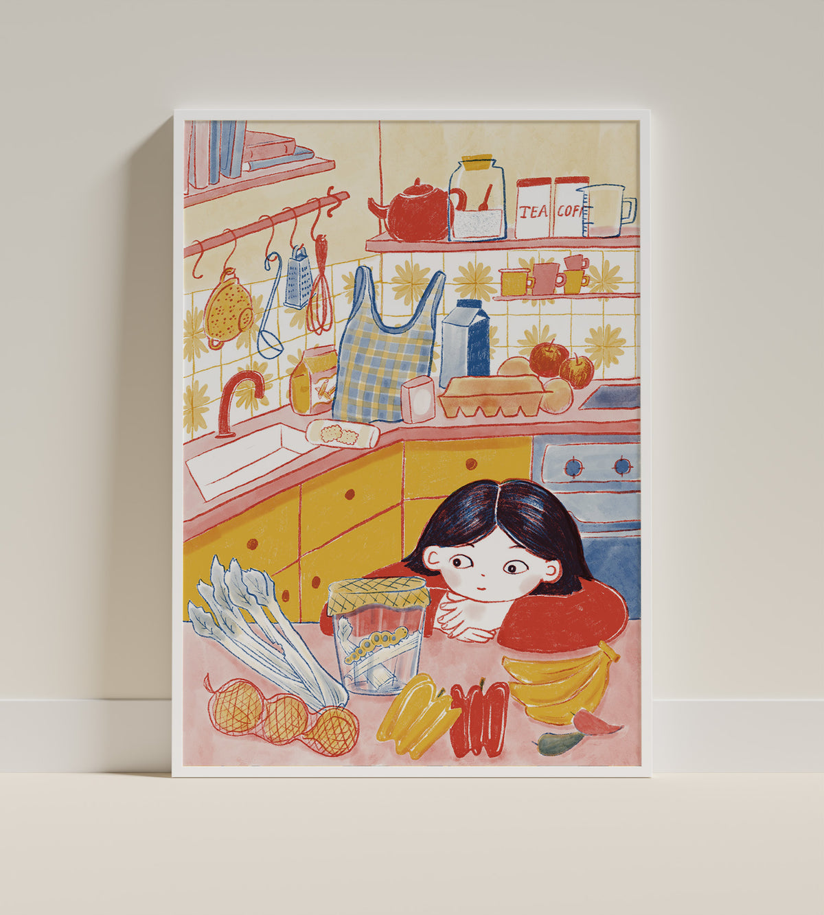 What happened to Rose? - illustrated Riso print