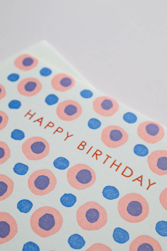 Birthday dots - pink
