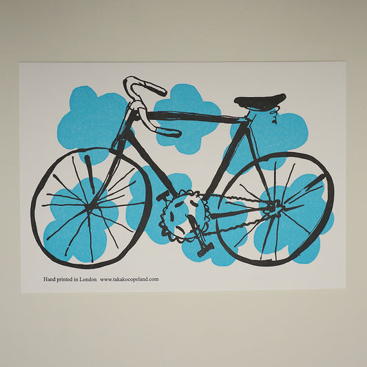 Bicycle card - blue