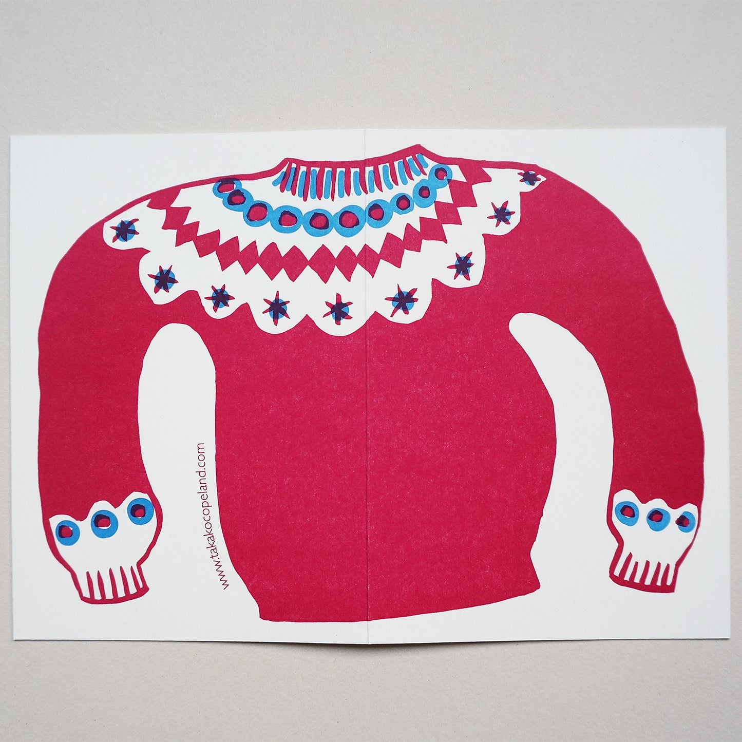 Icelandic Sweater - red